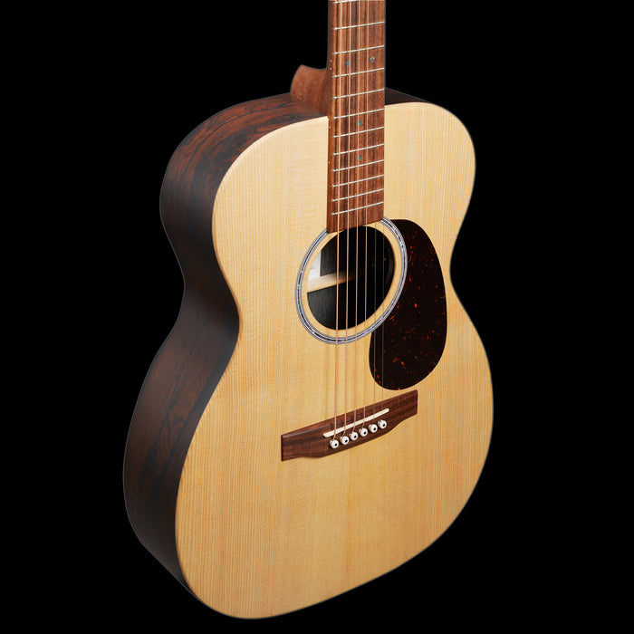 Martin 00-X2E Cocobolo Acoustic-Electric Guitar Angle Down