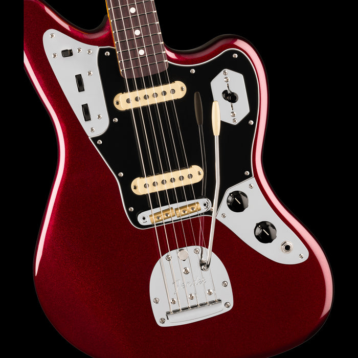 Fender American Professional Jaguar Rosewood Oxblood Front Body Detail 