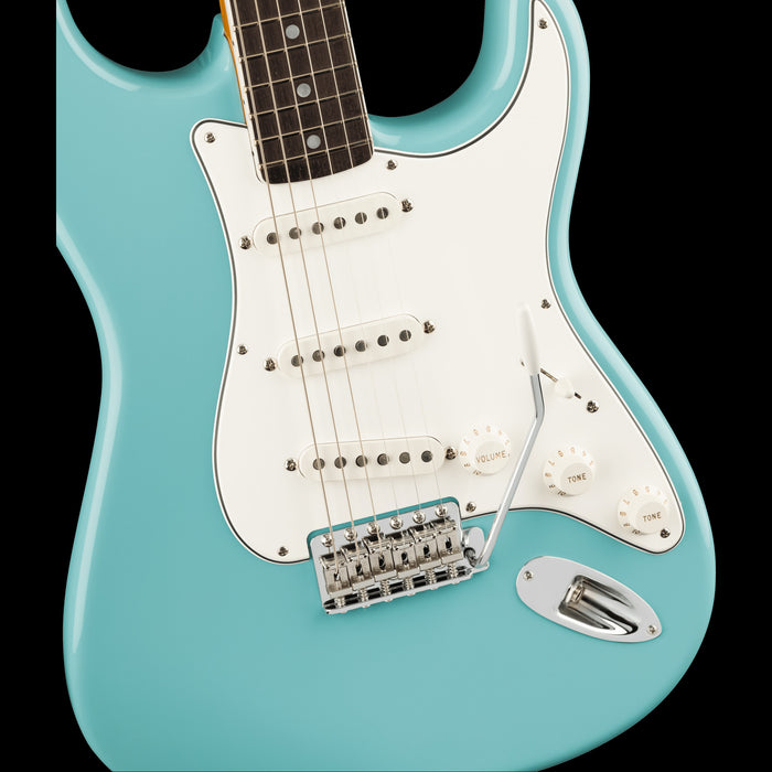 Fender Artist Series Eric Johnson Stratocaster Rosewood Tropical Turquoise Front Body Detail