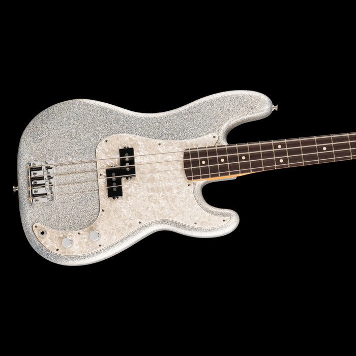 Fender 75th Anniversary Player II Precision Bass Diamond Dust Sparkle Contour Body Right 