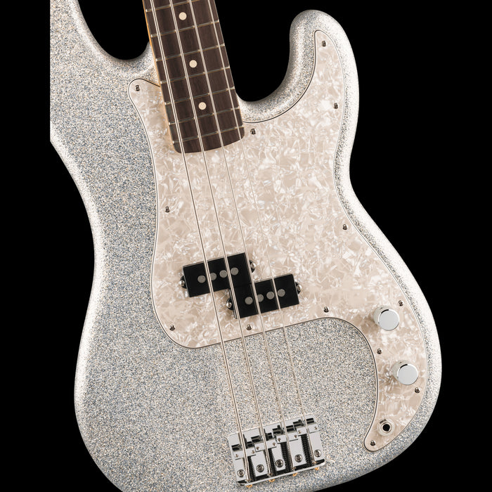 Fender 75th Anniversary Player II Precision Bass Diamond Dust Sparkle Front Body Detail 