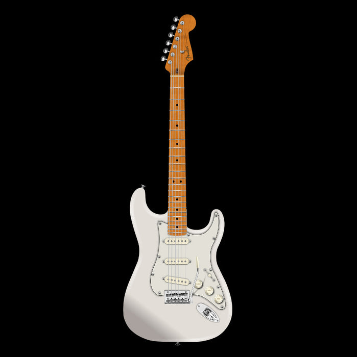 Fender Limited Edition Player II Stratocaster Roasted Maple Fingerboard Olympic White Front