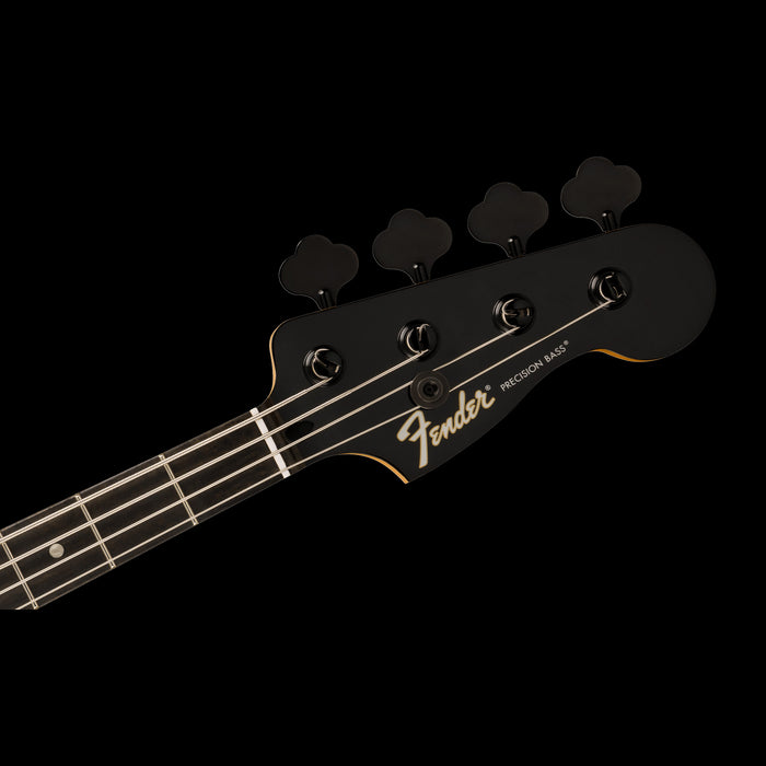 Fender Limited Edition Player Fusion Precision Bass HH Halo Metallic Headstock Front