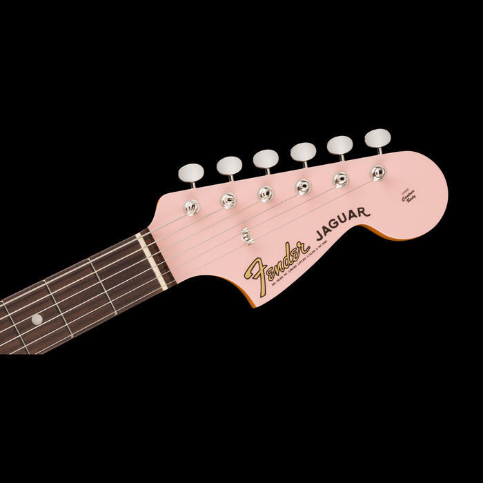 Fender Vintera III Mid '60s Jaguar Shell Pink Headstock Front 