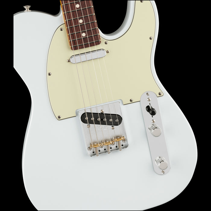 Fender Limited Edition American Professional Classic Silent System Telecaster Sonic Blue Front Body Detail 