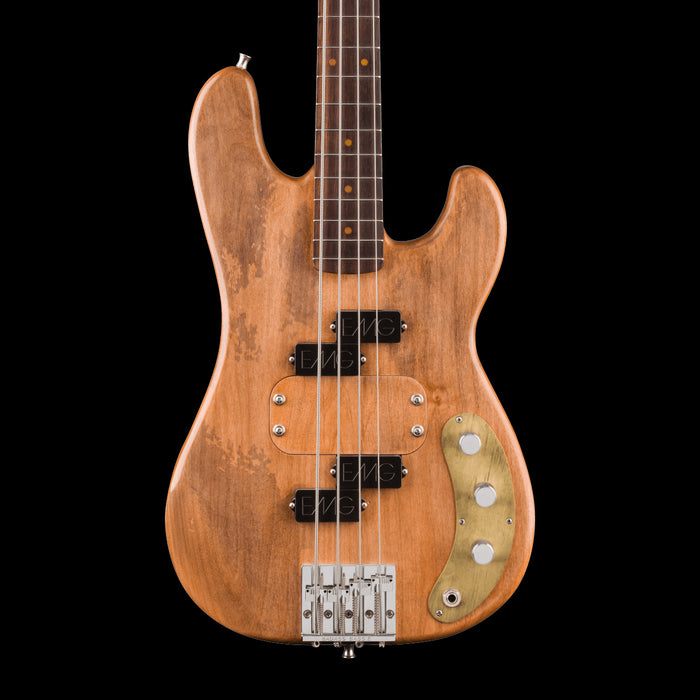Fender Stories Collection Lee Sklar Precision Bass Natural Front Crop
