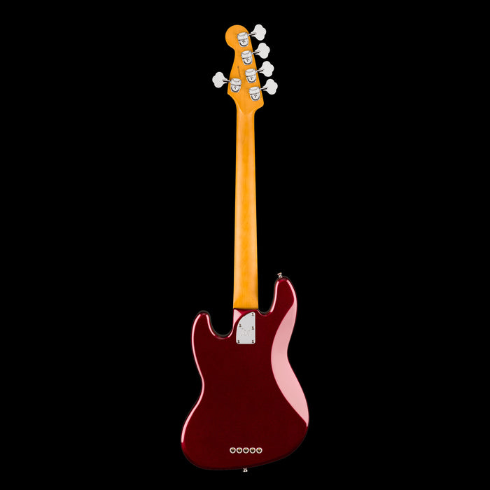 Fender American Professional Jazz Bass V Maple Oxblood Back