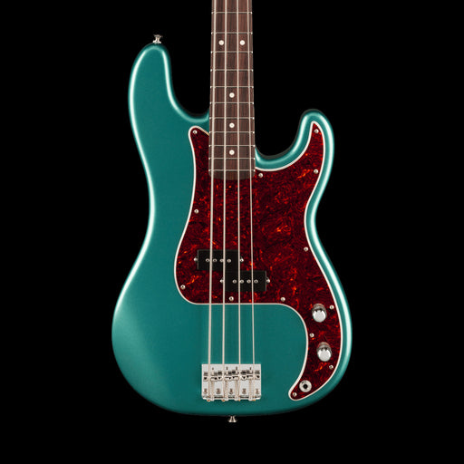 Fender American Professional Classic Precision Bass Faded Sherwood Green Metallic Front Crop 