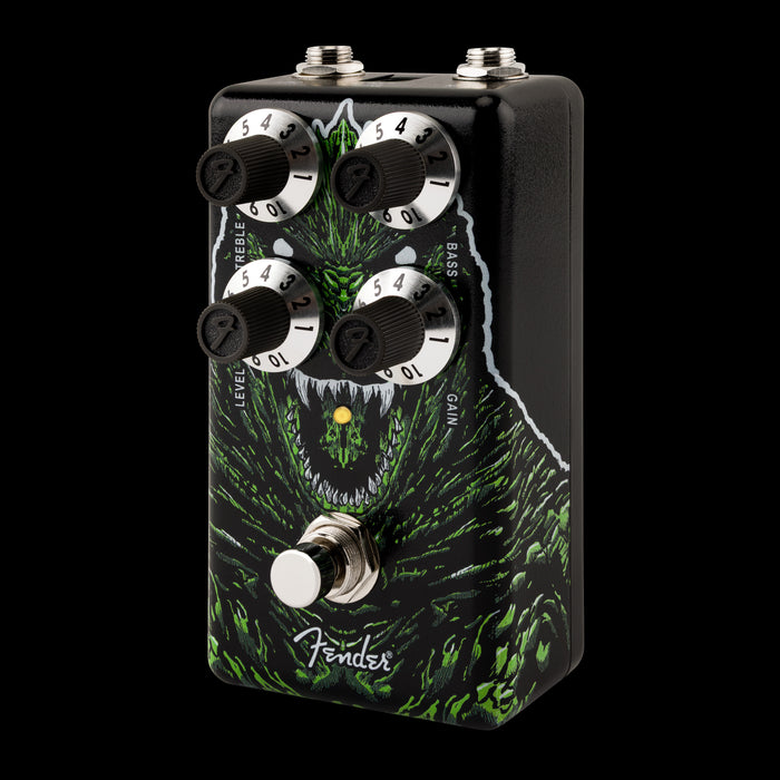 Fender Godzilla Distortion Pedal Front Angle Left