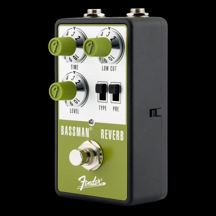 Fender Bassman Reverb Pedal Front Angle Left