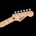 Squier Sonic Stratocaster Black Headstock Front 