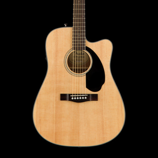 Fender CD-60SCE Dreadnought Natural Front Crop