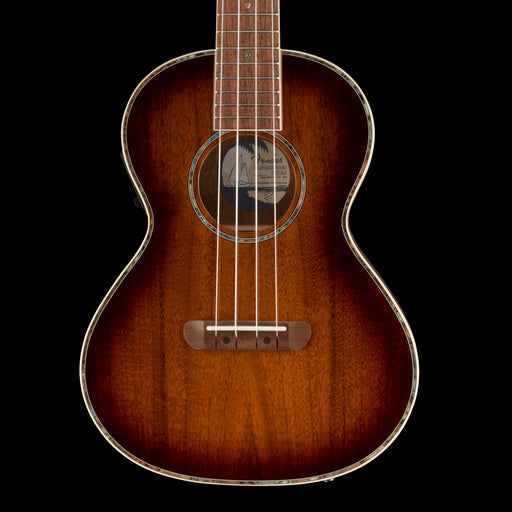 Fender Montecito Tenor Ukulele Shaded Edge Burst Front Crop