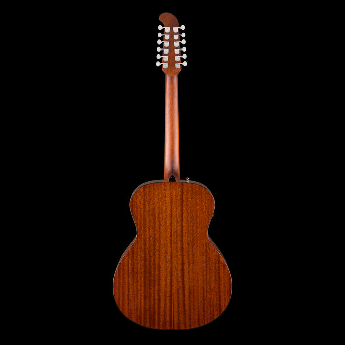 Fender California Deluxe Villager E Honey Sunburst Back 