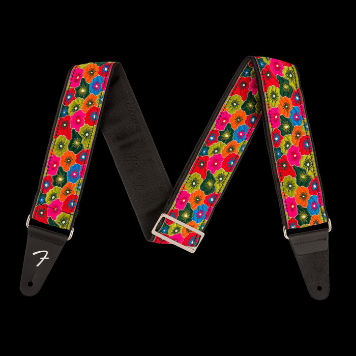 Fender Wild Bloom Strap Green 2" Full