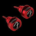 Fender Infinity Strap Locks Red Angle