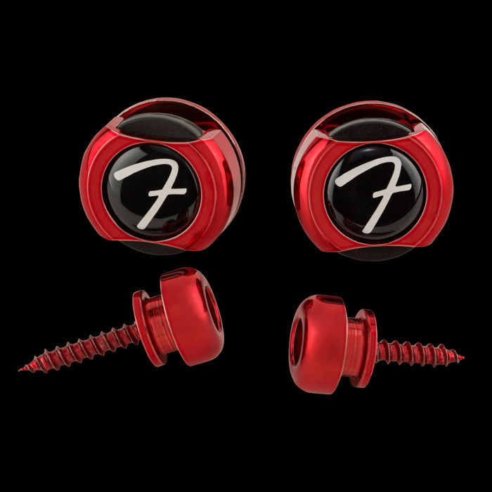 Fender Infinity Strap Locks Red Front 