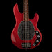 Pre Owned 1984 Ernie Ball Music Man StingRay HH Bass Translucent Red With OHSC