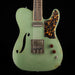 Pre Owned Mule Resophonic Guitars Mulecaster Green With HSC