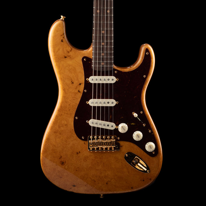 Fender Custom Shop Artisan Maple Burl Stratocaster NOS Aged Natural With Case