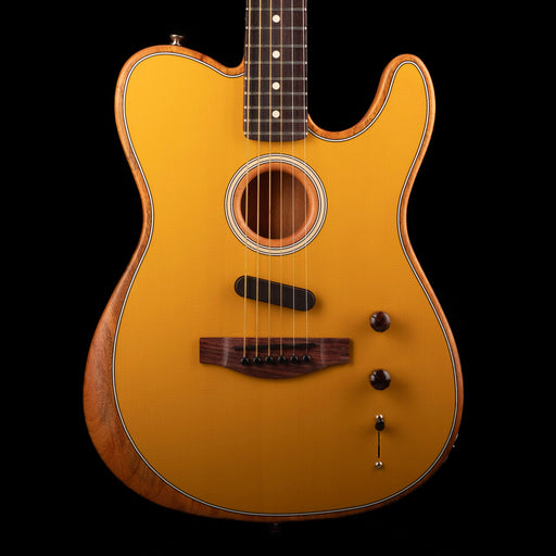 Used Fender Acoustasonic Player Telecaster Butterscotch Blonde with Gig Bag