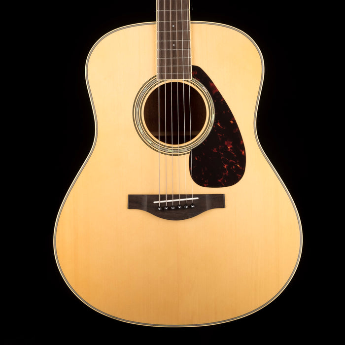 Used Yamaha LL6 ARE Original Jumbo Mahogany Natural Acoustic Electric Guitar With Gig Bag