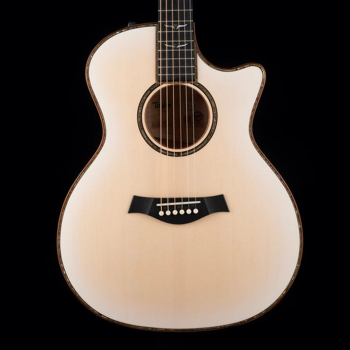 Taylor Custom Grand Auditorium C14ce Whitepearl Burst Catch Event # 22 With Case