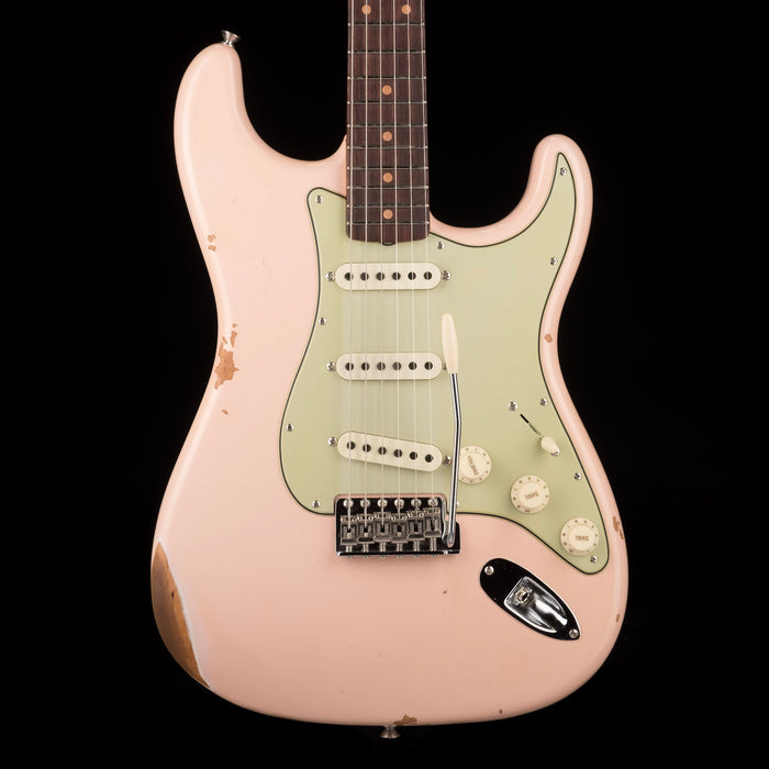 Fender Custom Shop Late 1962 Stratocaster Relic Super Faded Aged Shell Pink With Case
