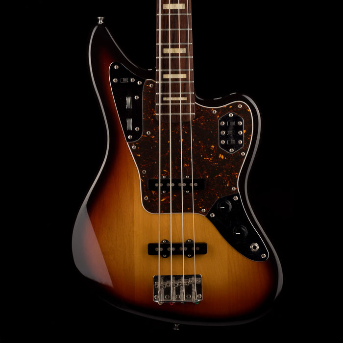 Pre Owned 2008 Fender Jaguar Bass Crafted in Japan 3-Tone Sunburst With Case