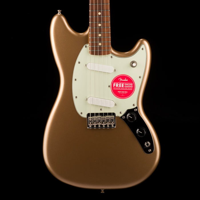 Used Fender Player Mustang Firemist Gold