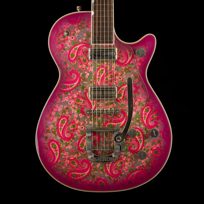 Gretsch Custom Shop Masterbuilt Stephen Stern G6128-JR Duo Jet Jr. Relic Pink Paisley With Case
