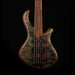 Mayones Patriot Tank 5 String Bass Guitar Flame Top Transparent Green with Case