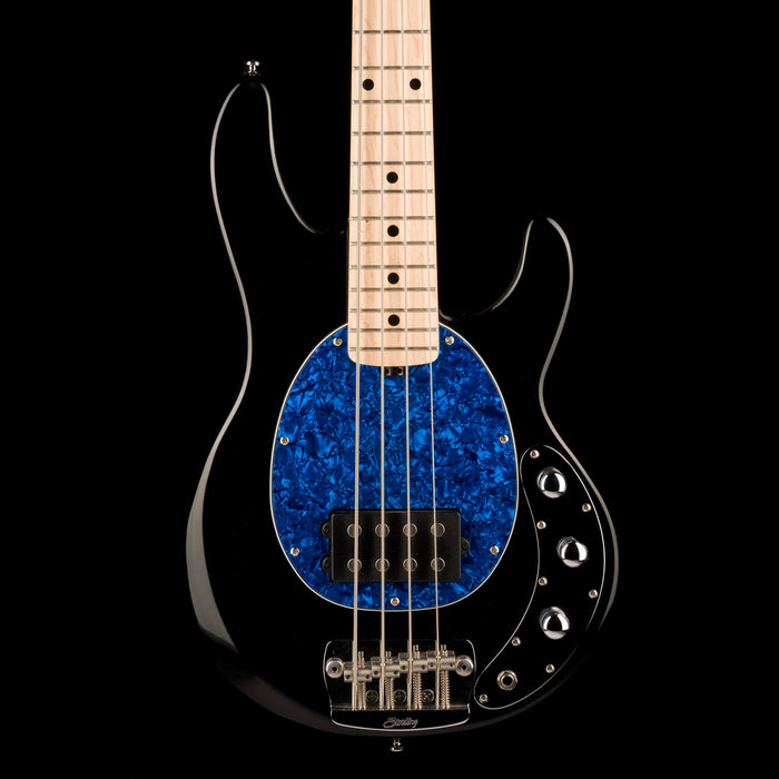 Pre Owned Ernie Ball Music Man Stingray Short Scale Bass Black With Gig Bag