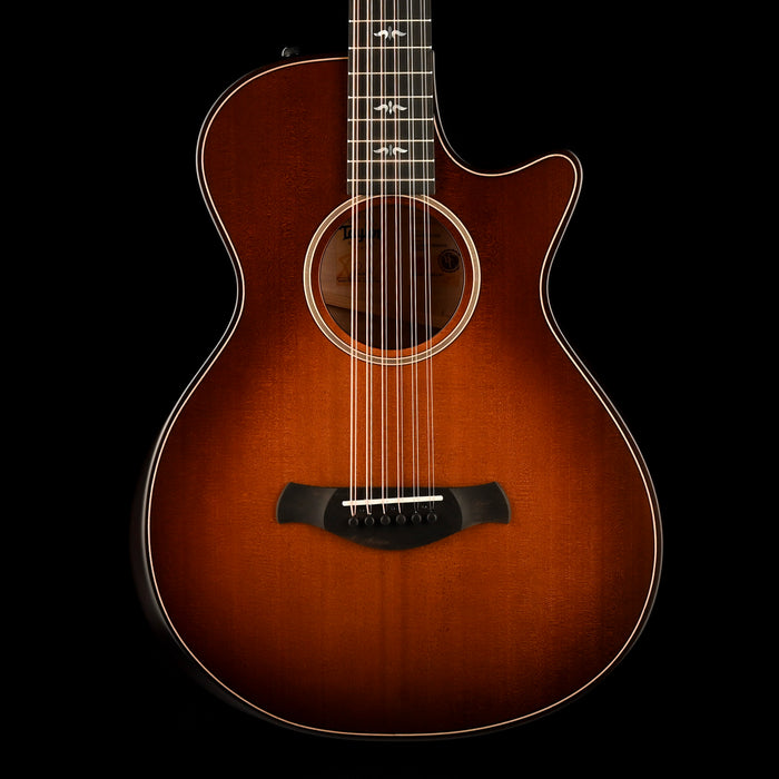 Taylor Builder's Edition 652ce 12 String Wild Honey Burst Acoustic Electric Guitar With Case