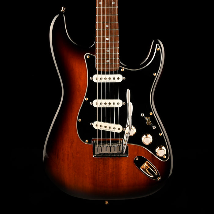 Pre Owned 2007 Fender Special Edition Koa Stratocaster Light Burst Modified With Gig Bag