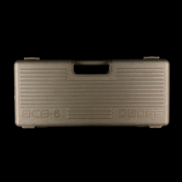 Used Boss BCB-6 Molded Pedalboard Case With Boss DS-1 Distortion/OC-2 Octaver/CH-1 Chorus/BF-3 Flanger/TR-2 Tremolo/DM-2 Delay Pedals