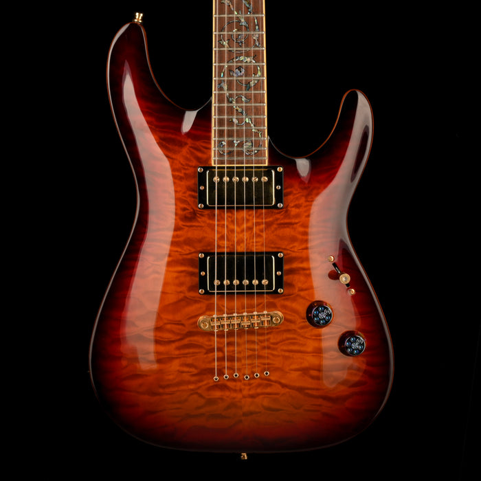 Used Schecter C-1 Classic Antique Amber Electric Guitar With Gig Bag