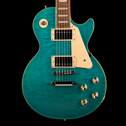 Pre Owned Epiphone Les Paul ‘60s Quilt Top Trans Blue With Gig Bag