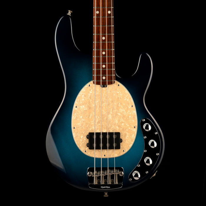 Used 2004 Ernie Ball Music Man Stingray 4 Tectonic Blue With OHSC