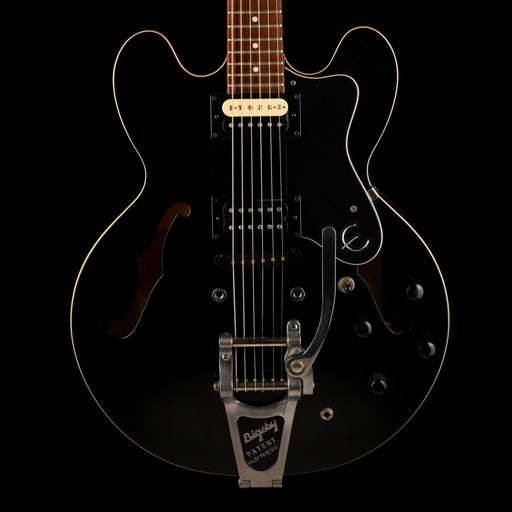 Pre Owned Epiphone Dot Casino Ebony With Bigsby With Case