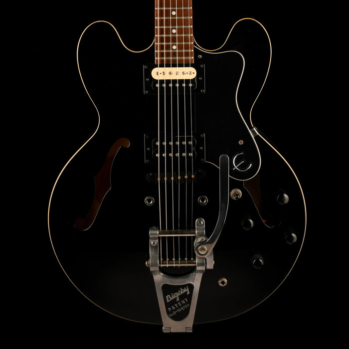 Pre Owned Epiphone Dot Casino Ebony With Bigsby With Case