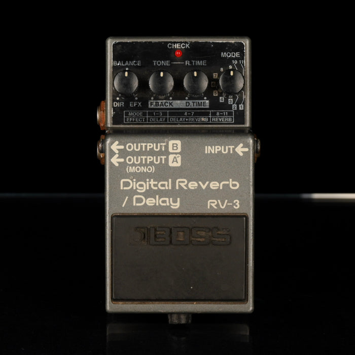 Used Boss RV-3 Digital Reverb/Delay Guitar Pedal