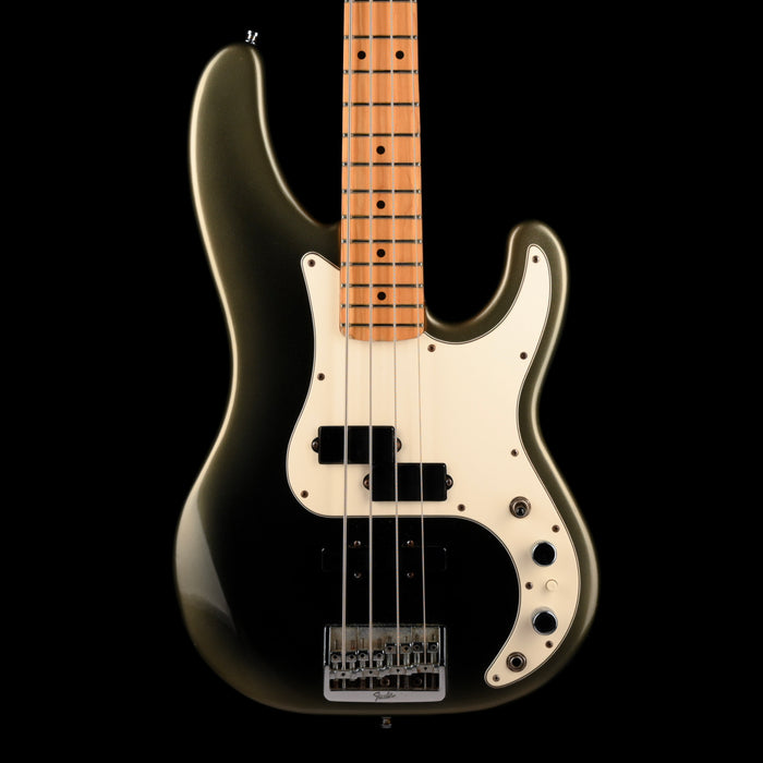 Pre Owned 1989 Fender Precision Bass Plus Black Pearl Burst With Gig Bag