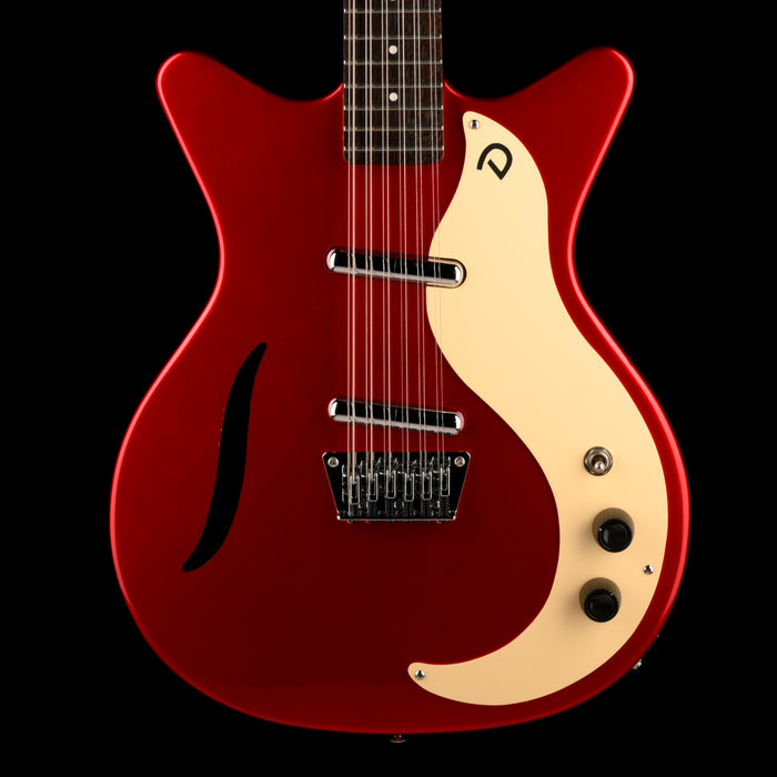 Used Danelectro D59V12 Red Metallic 12-String Electric Guitar With Gig Bag