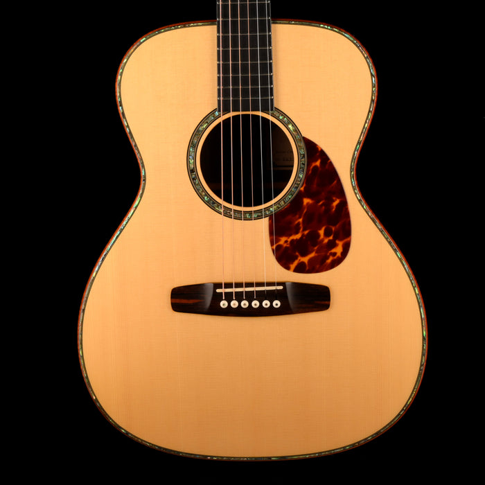 Pre Owned 2007 Don Musser OM Natural Acoustic Guitar With Case