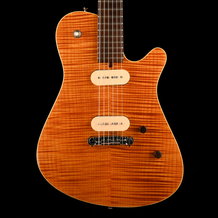 Pre Owned 2009 Rob Allen Single Cutaway Amber Electric Guitar With OHSC