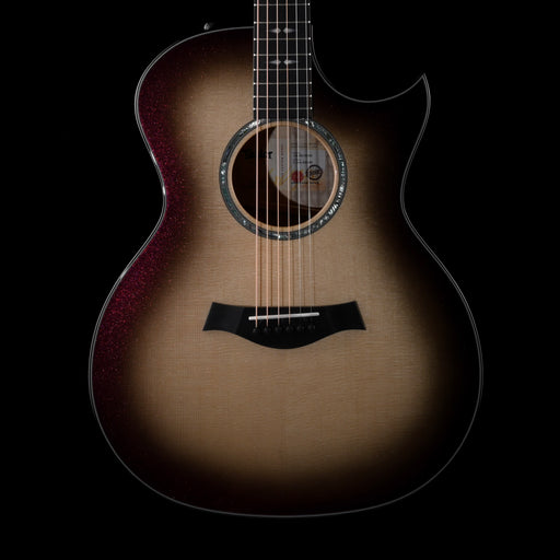 Taylor Custom Grand Auditorium C14ce Silver Cranberry Supernova - Catch Event # 26 With Case