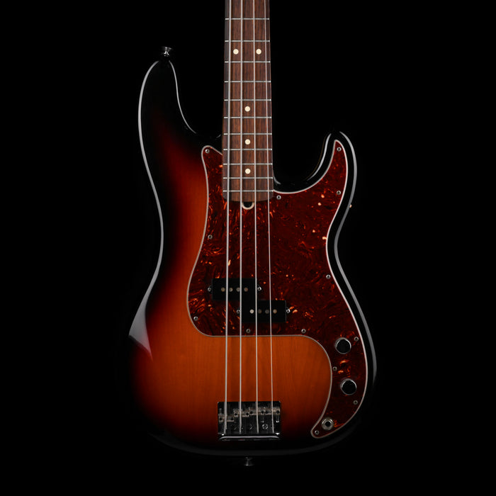 Pre Owned 2012 Fender American Standard Precision Bass 3-Tone Sunburst With OHSC