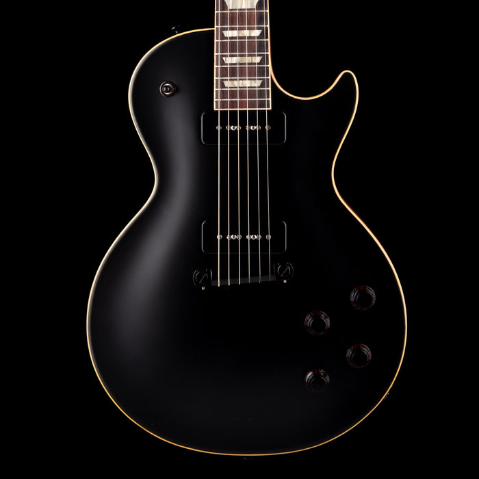 Pre Owned Gibson Mod '54 Les Paul Standard Dual Pickup Smooth Black Satin With OHSC