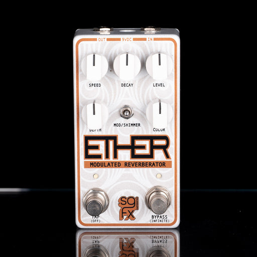 Used SolidGoldFX Ether Modulator Reverb Pedal With Box
